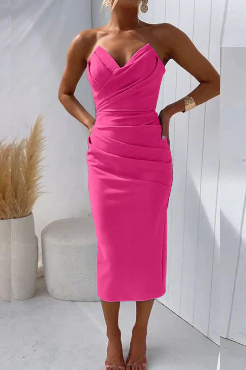 Florence | Backless Midi Dress