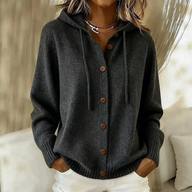 Goldie™ Hooded Draped Cardigan