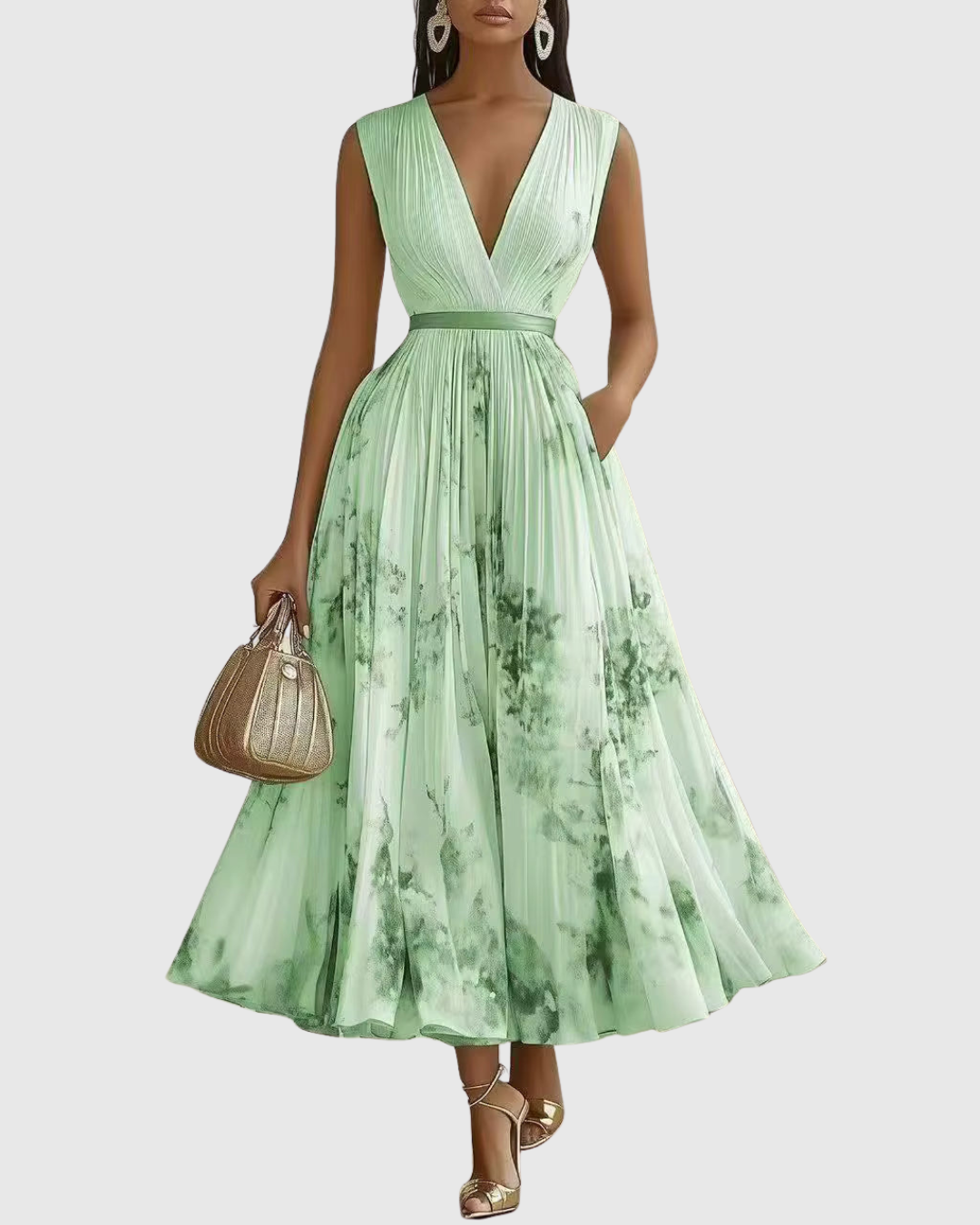 Katie | Elegant Floral Maxi Dress