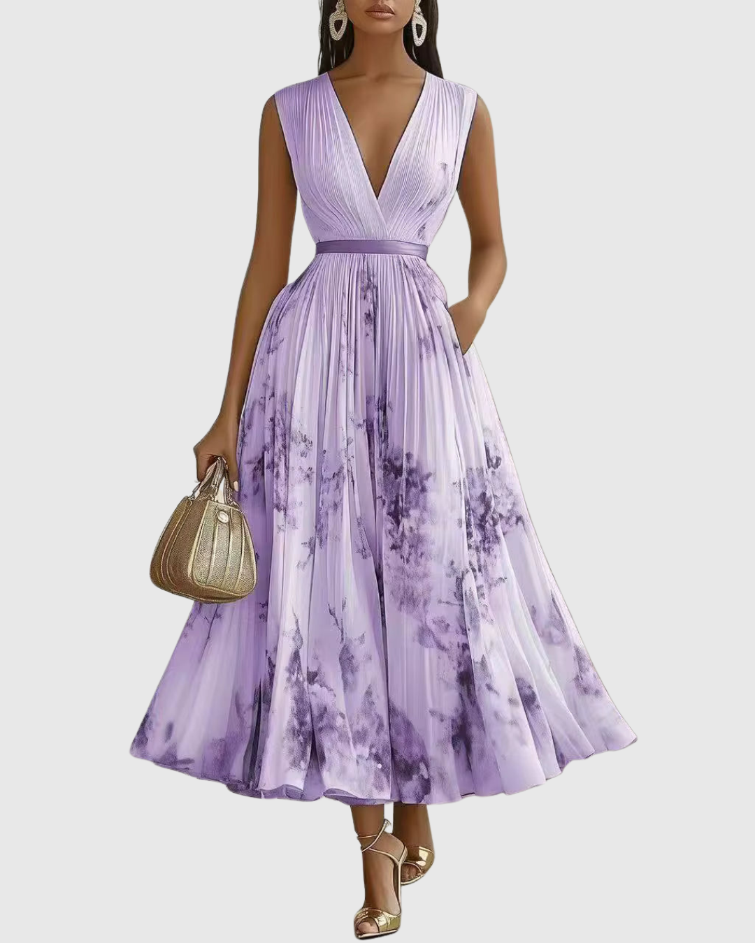 Katie | Elegant Floral Maxi Dress