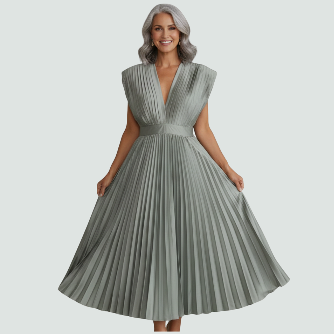 Rhea – Fluid Printed Dress