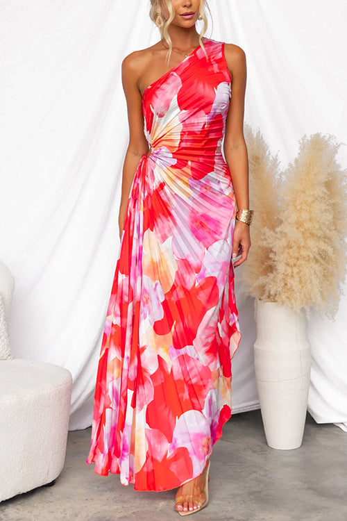 Kelly | Pleated Maxi Dress