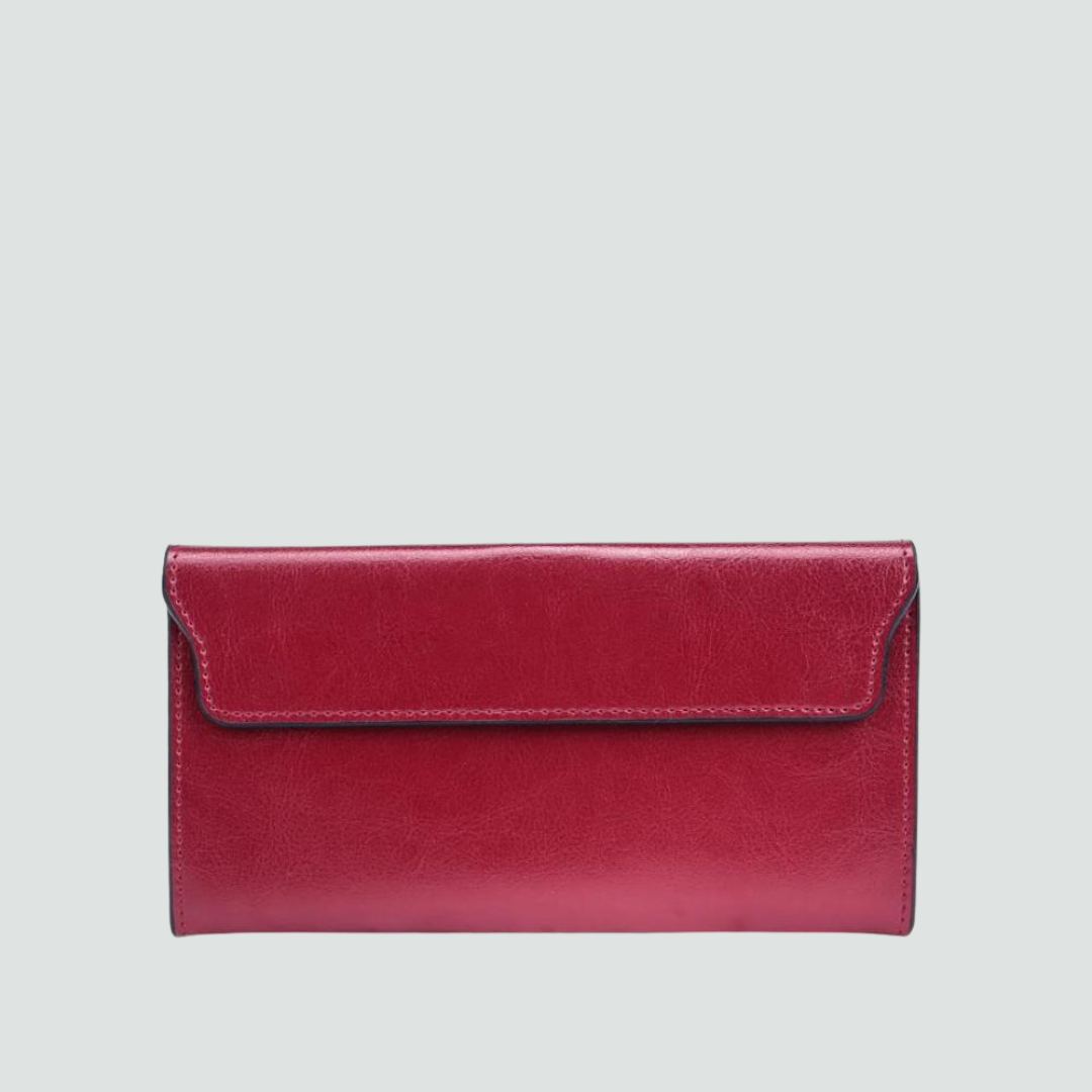 Classic Fold-over Wallet with Magnetic Flap