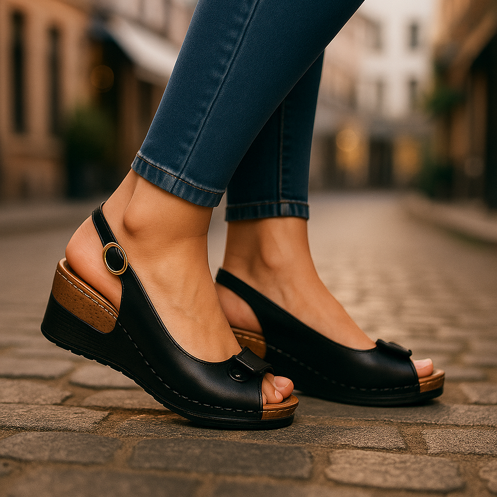 Savina Sling Wedges