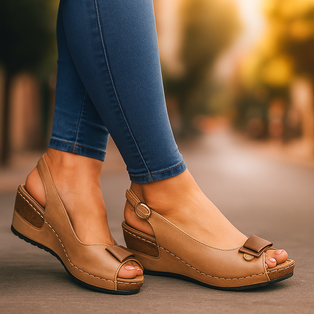 Savina Sling Wedges