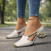 Marciana Metal Toe Heels