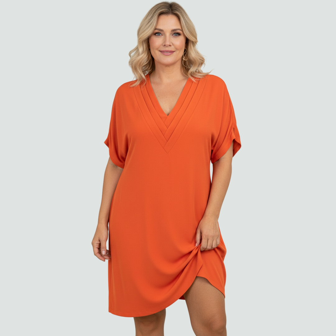Rachel™ | V-Neck Casual Mini Dress