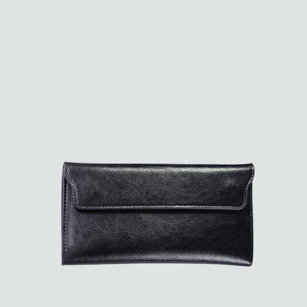 Classic Fold-over Wallet with Magnetic Flap