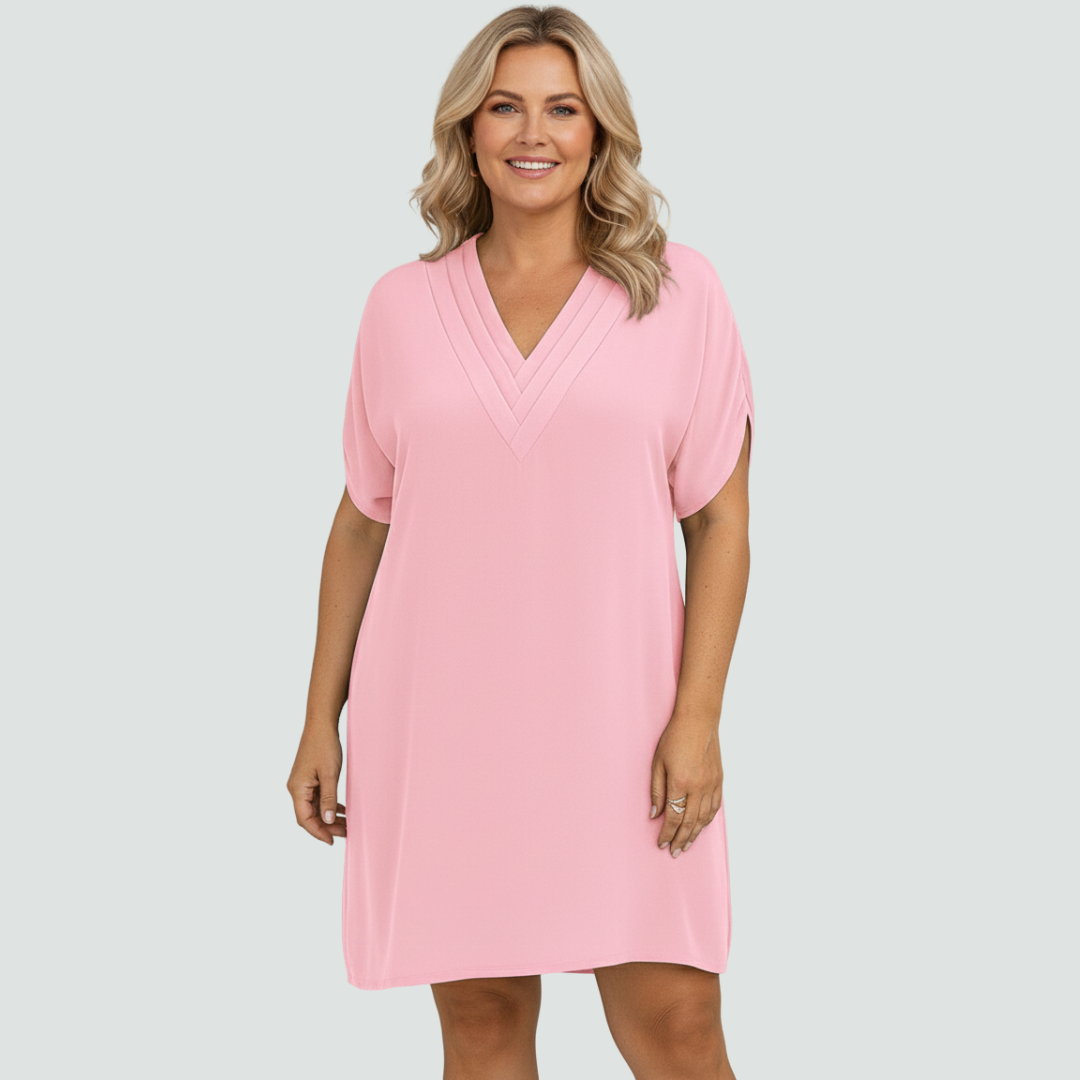 Rachel™ | V-Neck Casual Mini Dress