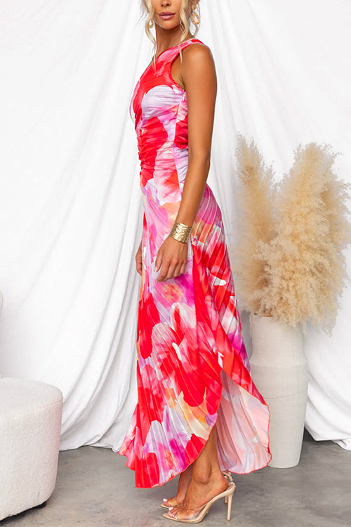 Kelly | Pleated Maxi Dress