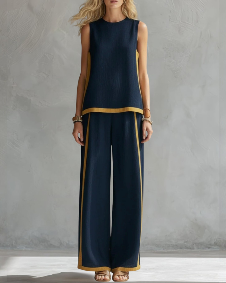 Aurora Linen Two-Piece Set