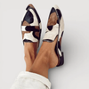 MOCASSINS WITH ABSTRACT PATTERN
