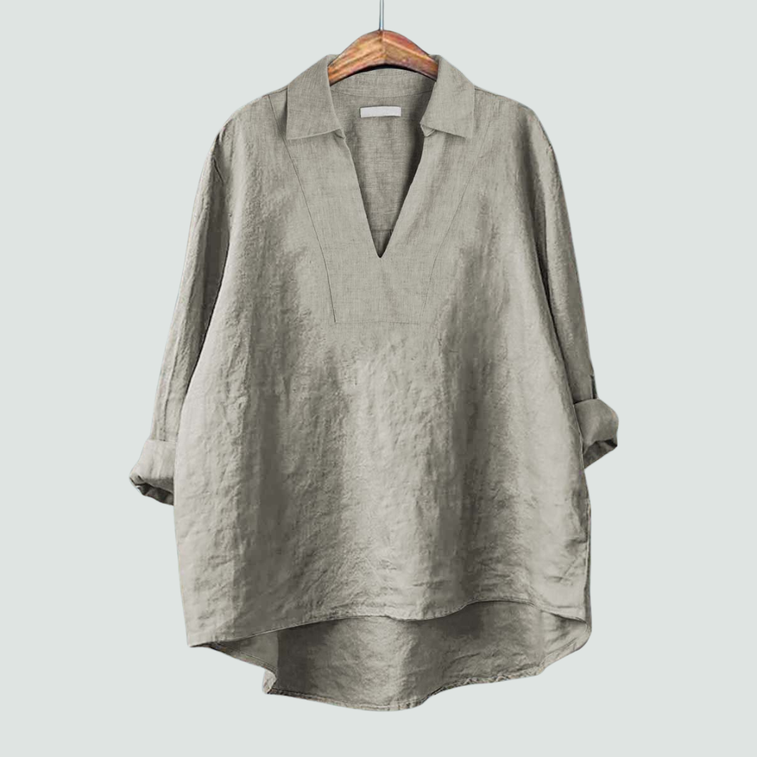 Maria Linen Blouse