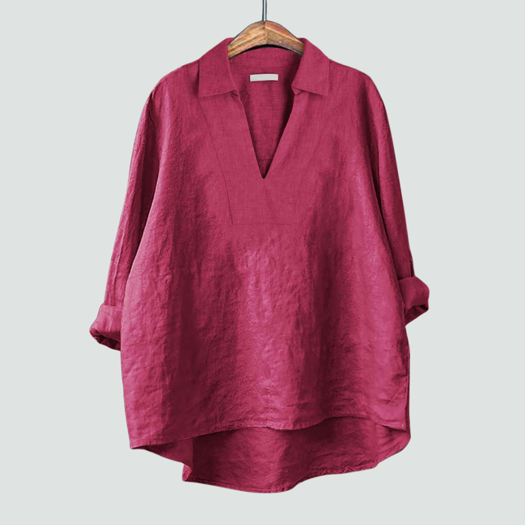 Maria Linen Blouse