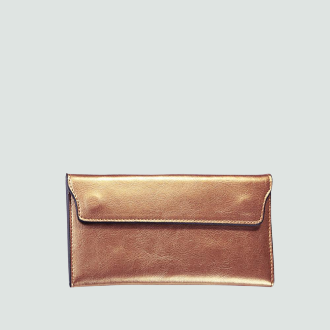 Classic Fold-over Wallet with Magnetic Flap