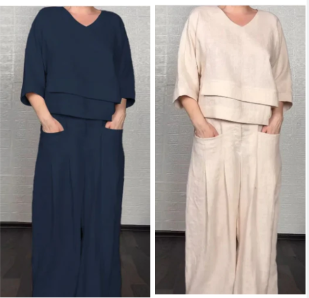 Noa | Loose Minimalist Two-Piece Set