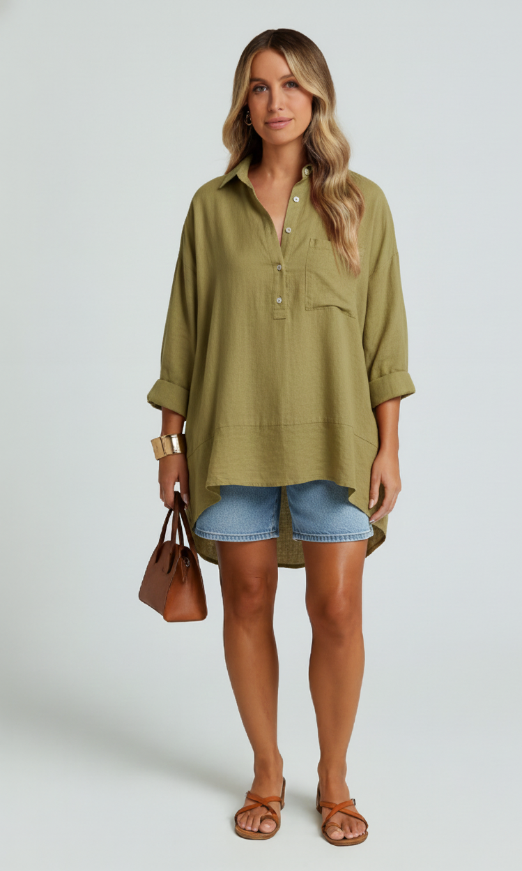 Elvie Linen Blouse