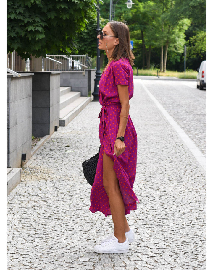 Yasmine | Stylish V-Neck Dress