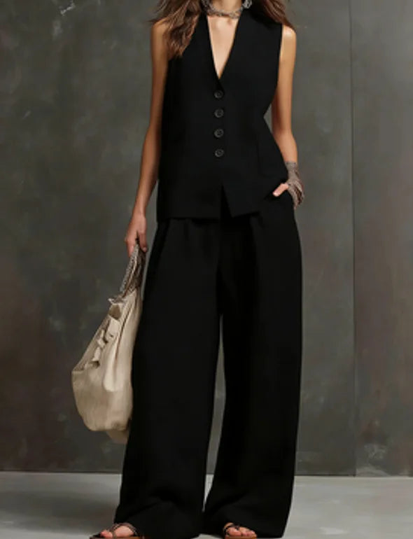 Monica | Casual Two-Piece Set for the Office and Summer