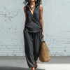 Veronica | Wide Leg Pants and Tank Top Set