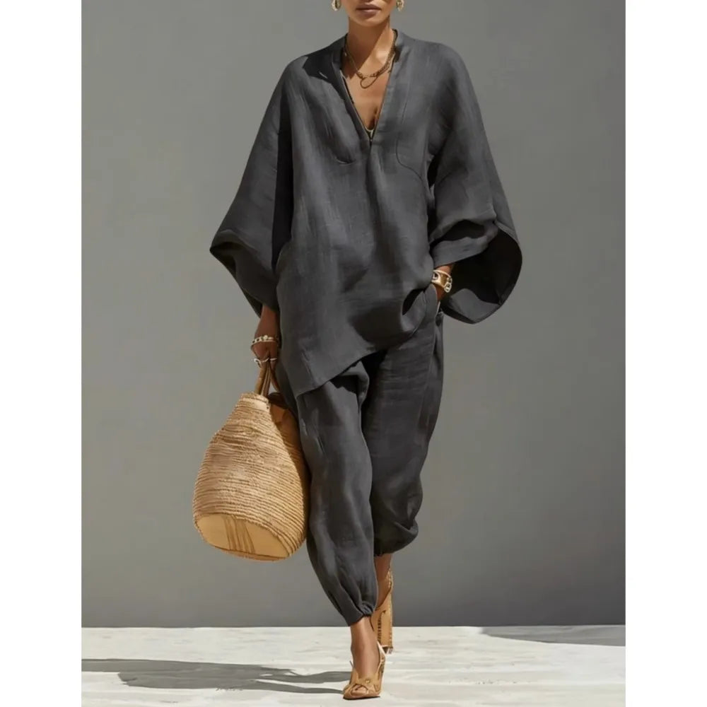 Silvia | Simple Retro Casual Wide Leg Pants for Women