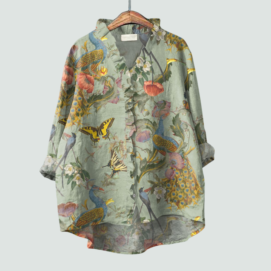 Scarlett Linen Blouse