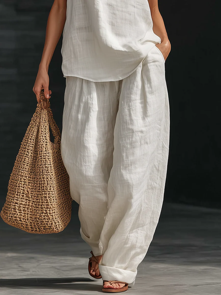 Zoë™ | Sleeveless Set with Wide Pants