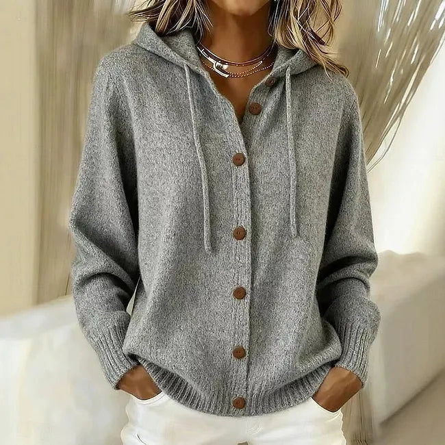 Goldie™ Hooded Draped Cardigan