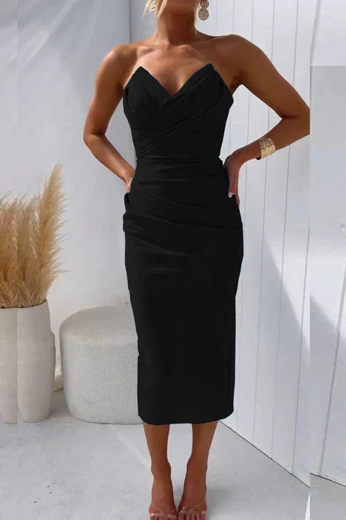 Florence | Backless Midi Dress