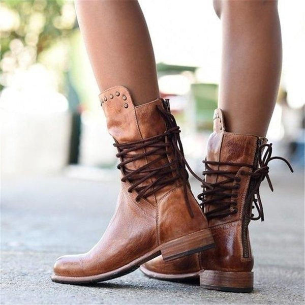 The Ramona Lace-Up Boot
