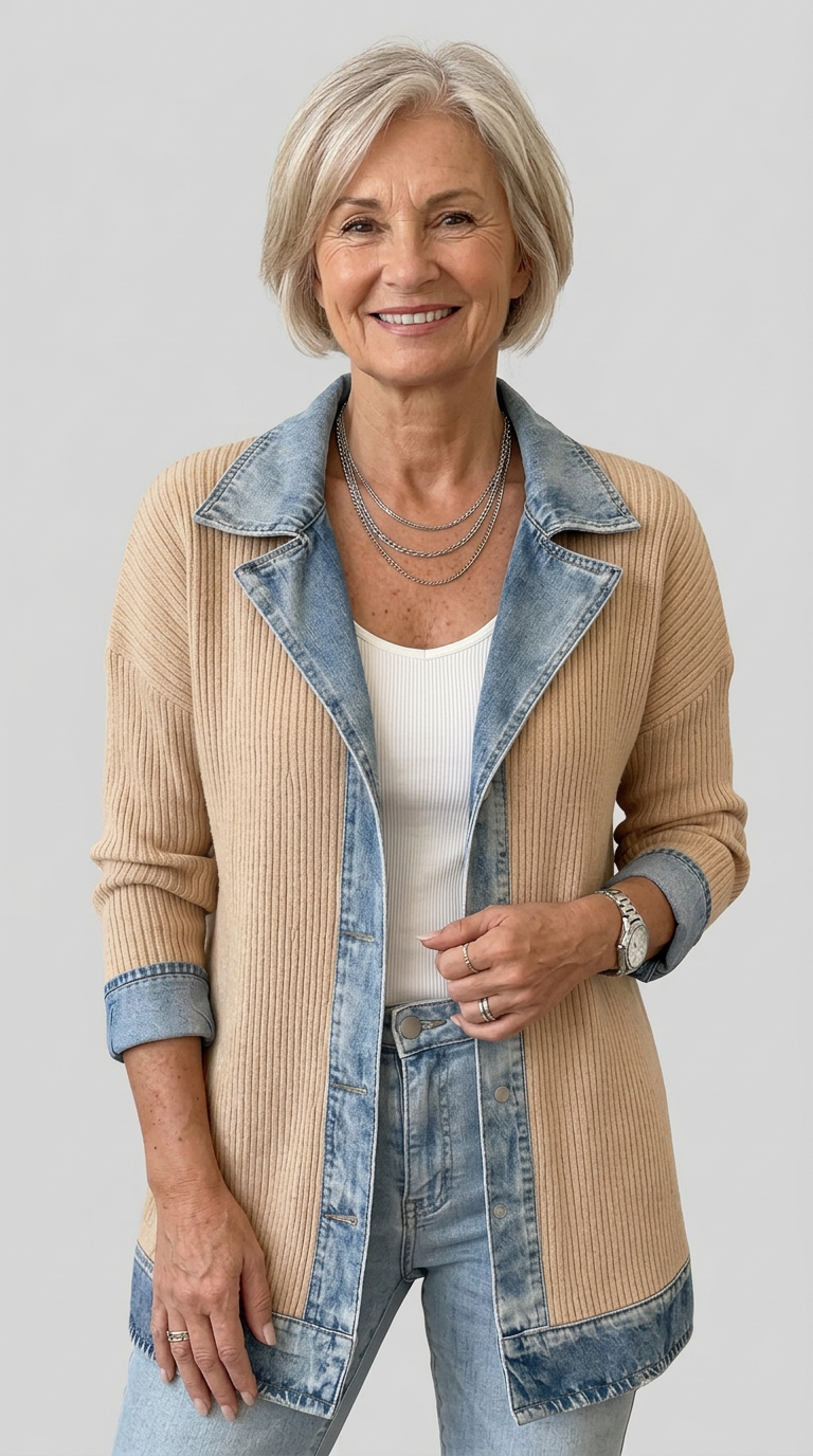 Margaret | Mixed Jacket