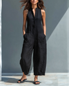 Sofia™ | Long Linen Jumpsuit
