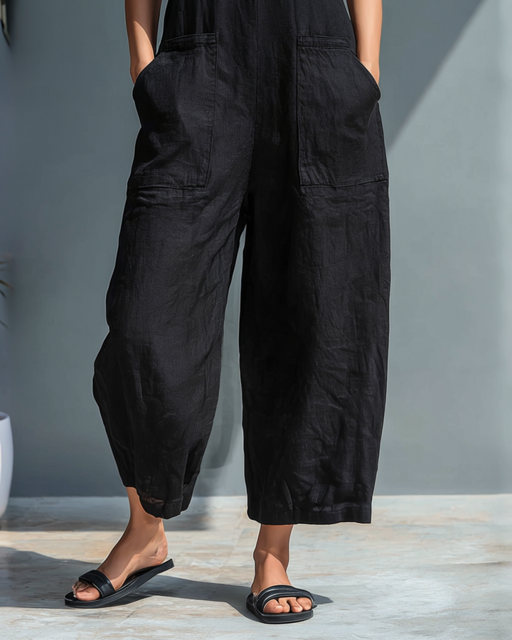 Sofia™ | Long Linen Jumpsuit