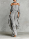 Isabela | Gray Fluid Set