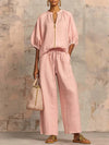 Amélie | Effortless Linen Zip Two-Piece Set