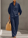 Mariel | Batwing Sleeve Set with Wide Pants