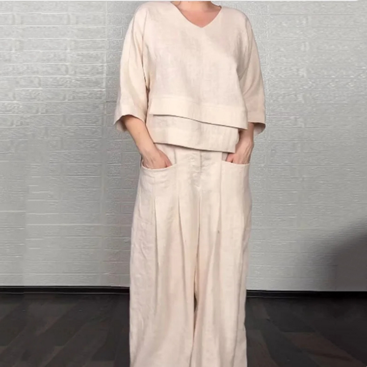Noa | Loose Minimalist Two-Piece Set